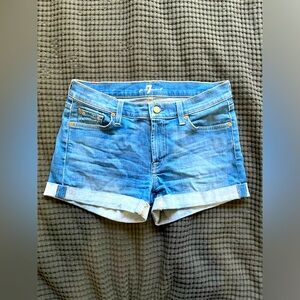 7 For All Mankind Denim Shorts